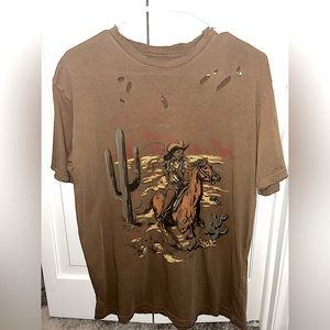 Distressed T-shirt